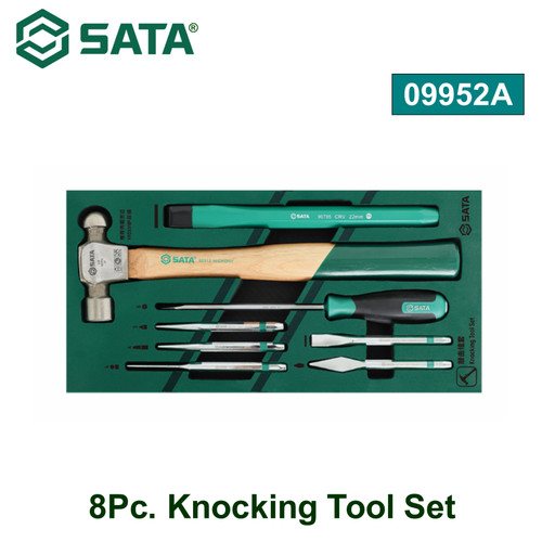 Palu, Pahat, Obeng Ketok 09952A 8 Pcs Knocking Tool Set