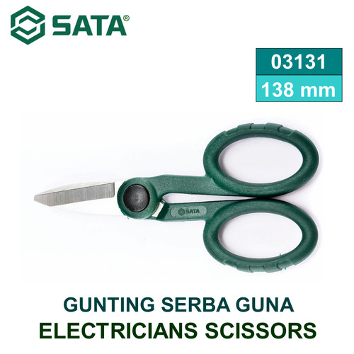 [3131] Gunting Serba Guna 138 mm 03131 Electricians Scissors Sata Tools