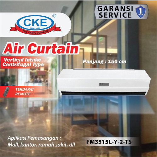 [EZM.0100100] Air Curtain CKE 1.5 Meter 150 CM Air Door Tirai Udara Pintu Masuk