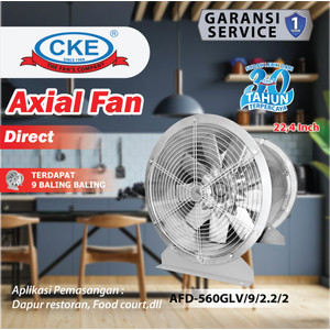 [EZM.0101860] Axial Fan AFD-560GLV/9/2.2/2 CKE 22 Inch