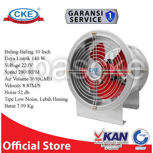 [EZM.0101518] Axial Fan Direct 10 Inch 1 Phase 220V 2800RPM AFD-STD-FAC Drum Blower