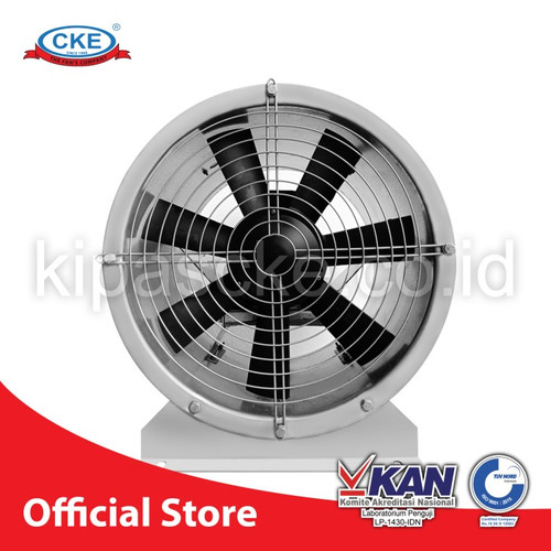 [EZM.0100309] Axial Fan Direct Drive 18" 0.75KW 1400RPM 3 Phase 380V Casing Galvanis