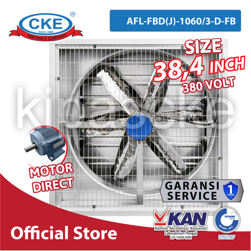 [EZM.0101061] Axial Fan Low Noise CKE AFL-FBD(J)-1060/3-D-FB 38.4 Inch Direct