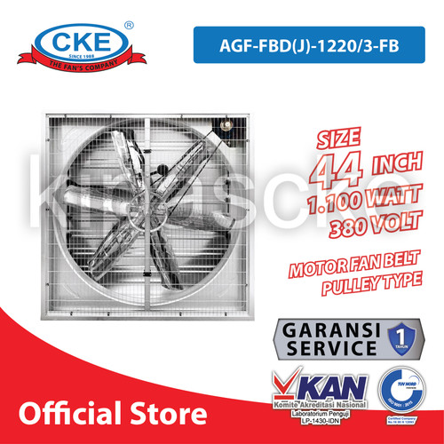 [EZM.0101798] Blower Kandang Ayam 44" 3 Phase Box Fan Kipas Kandang Gudang Industri