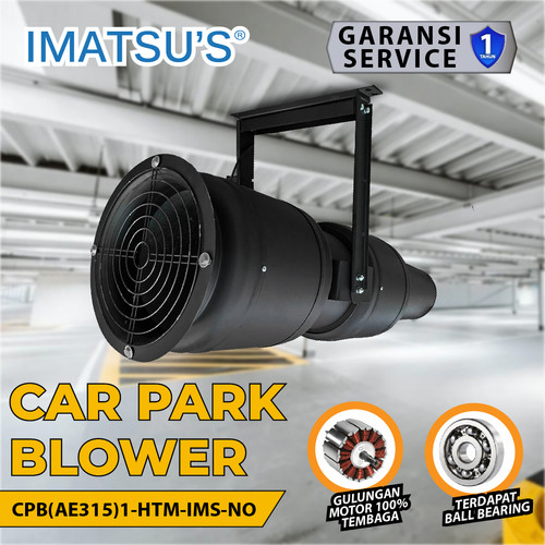 [EZM.0100028] Car Park Blower 12 Inch Axial Jet Fan Basement Parking Ventilation 12" Inch 220V 550W