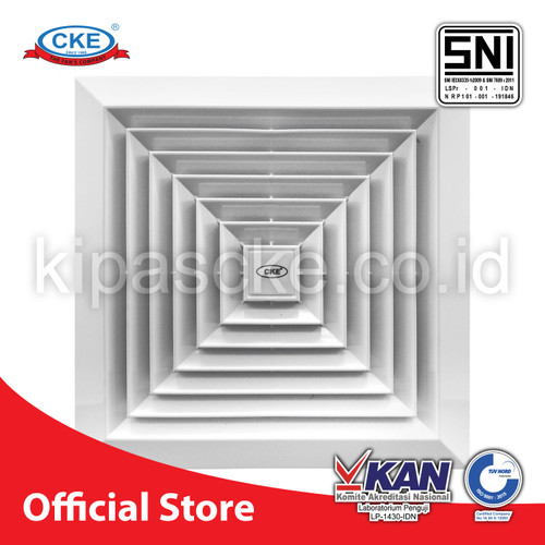 [EZM.0102011] Ceiling Duct CKE CD-28BA BPT18B 14 Inch Exhaust Plafon Exhaust Toilet