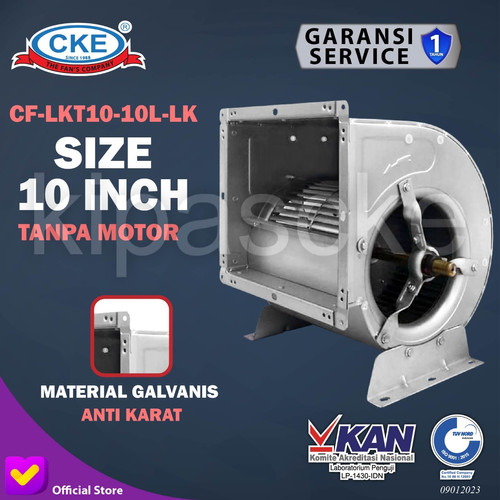 [EZM.0101515] Centrifugal Blower AHU 10 Inch Bare Fan Double Inlet Kipas Blower