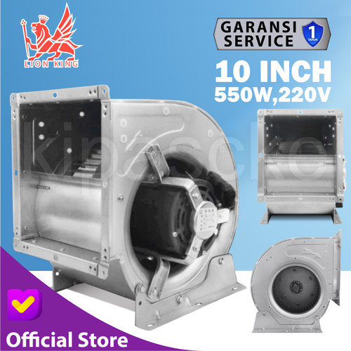 [EZM.0101606] Centrifugal Blower AHU Bare Fan Double Inlet Forward 10" 550w