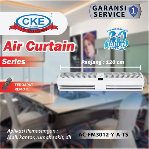[EZM.0101721] CKE Air Curtain AC-FM3012-Y-A-TS 1.2 Meter Air Door Tirai Udara