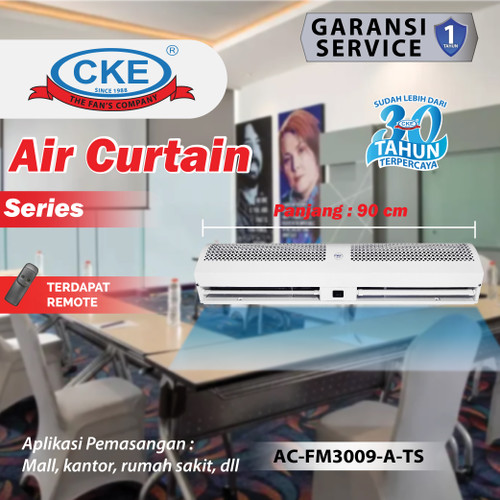 [EZM.0101725] CKE Air Curtain FM3009-A-TS 90 cm Door Tirai Udara