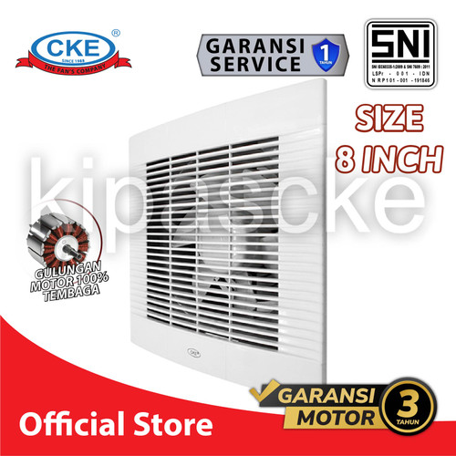 [EZM.0101165] CKE Ceiling Duct CE-APB20DE-B Exhaust Plafon Blower Plafon