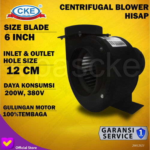 [EZM.0101081] CKE Mini Centrifugal MC-DE M150R 3-NO Blower Keong Blower