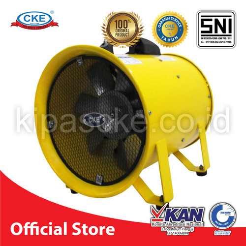 [EZM.0101243] CKE Portable Ventilator PV-12/52-50HZ 12 Inch Blower Eksos Tambang