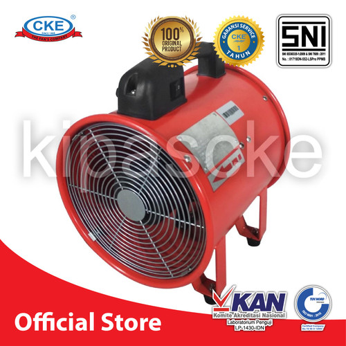 [EZM.0101890] CKE Portable Ventilator SHT200-HJ 8 Inch Ventilator Blower Eksos Tamba
