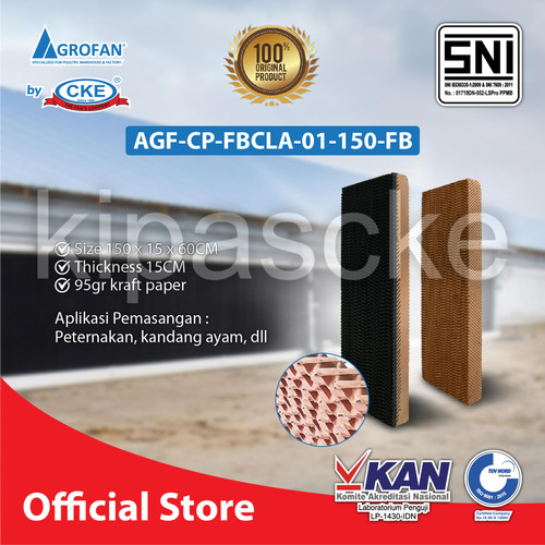 [EZM.0101907] Cooling Pad Celdek Super 95g 150x60x15cm - Alat Ternak Ayam Unggas