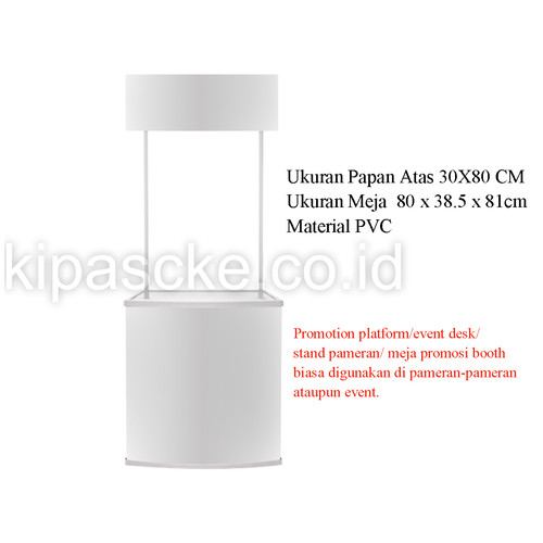 [EZM.0100703] Event Desk Meja Jualan Meja Promosi Booth Pameran Meja Pameran