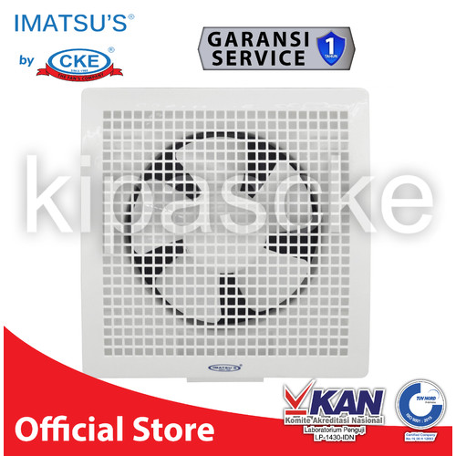[EZM.0102109] Exhaust Fan Dinding 10 Inch CKE Kipas Hexos 10 Inch Exhaust Shutter