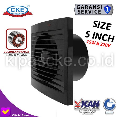 [EZM.0101624] Exhaust Fan Mini 5 Inch Penyedot Udara Dalam Ruangan Toilet Kamar