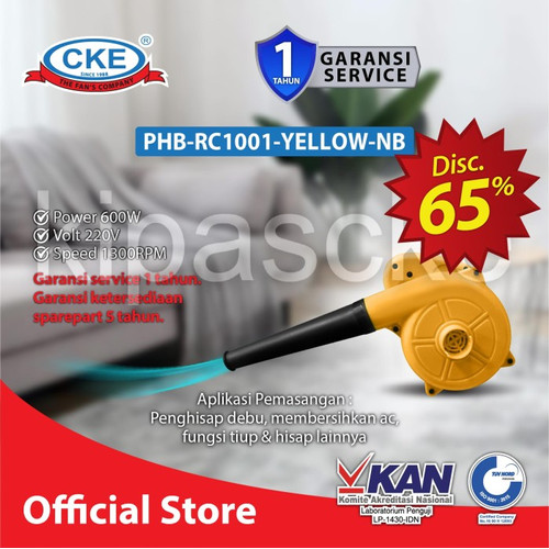 [EZM.0101494] Hand Blower Tangan CKE Grooming Pengering Bulu Anjing Kucing KUNING