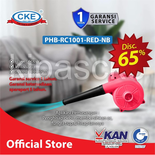 [EZM.0101493] Hand Blower Tangan CKE Grooming Pengering Bulu Anjing Kucing MERAH