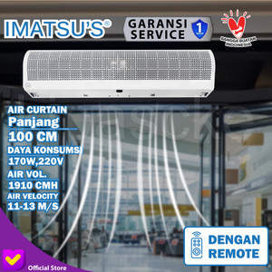 [EZM.0102020] Imatsu Air Curtain AC-FM-3510-CY 1 Meter Air Door Tirai Udara