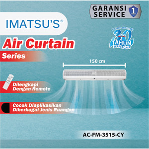 [EZM.0102039] Imatsu Air Curtain AC-FM-3515-CY 1.5 Meter Air Door Tirai Udara