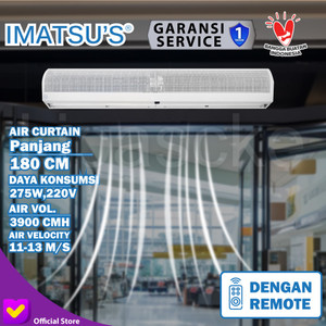 [EZM.0102038] Imatsu Air Curtain AC-FM-3518-CY 1.8 Meter Air Door Tirai Udara