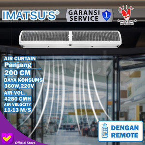 [EZM.0102041] Imatsu Air Curtain AC-FM-3520-2-CY 2 Meter Air Door Tirai Udara