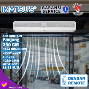 [EZM.0102037] Imatsu Air Curtain AC-FM-3520-CY 2 Meter Air Door Tirai Udara