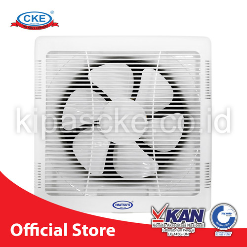 [EZM.0101902] Imatsu Eksos Fan EFIO TR 12 Inch Eksos Shutter In-Out Blower Gedung
