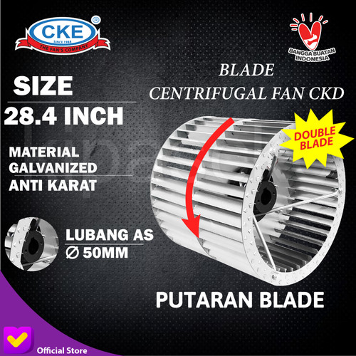 [EZM.0100446] Impeller Fan Wheel Sirroco Double 28.4" Baling Blower Centrifugal