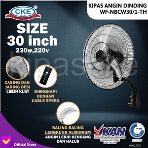 [EZM.0101513] Kipas Angin Dinding 30" Kipas Angin Tembok/Industri Wall Fan