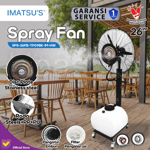 [EZM.0101373] Kipas Angin Embun Air 26 Inch 60 Liter Spray Fan / Misty Fan / Kipas Mist 60L