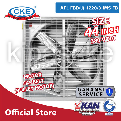[EZM.0101809] Kipas Box Axial Fan Low Noise Imatsu AFL-FBD(J)-1220/3-IMS-FB 44" Inch