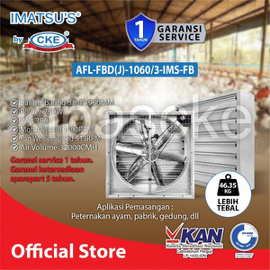 [EZM.0101794] Kipas Peternakan Box Fan Axial Fan AFL-FBD(J)-IMS-FB 38 Inch 380V