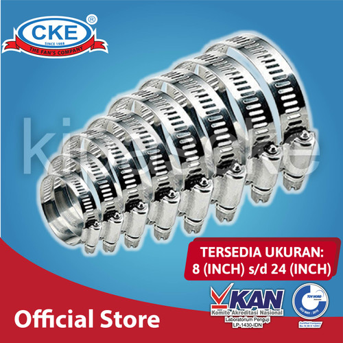 [EZM.0101551] Klem 24 inch diameter 60 cm Klem Selang Klem Flexible