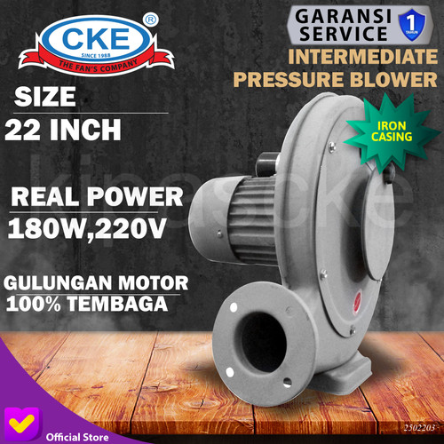 [EZM.0101470] Radial Centrifugal Blower 180Watt 220V Metal Chasing Blower Keong