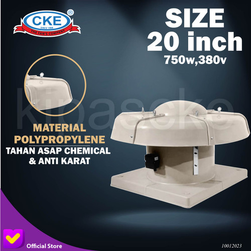[EZM.0100509] Roof Fan 20" Exhaust Atap Ventilasi Atap Blower Atap Kipas Atap