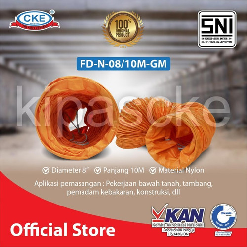 [EZM.0100098] Selang Portable Blower Ventilator 10 Inch Flexible Duct Hose Exhaust Nylon 10" Selang Fleksible Ducting 5M / 10M