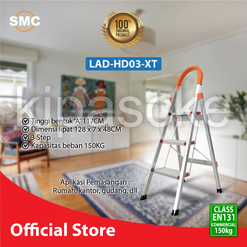[EZM.0101787] Tangga Lipat Aluminium LAD-HD03-XT 3 Step