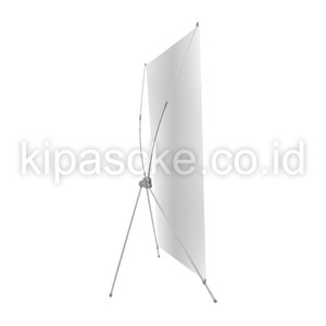 [EZM.0100727] Tiang X-Banner Ukuran 60x160CM (Tanpa Kain Albatros)