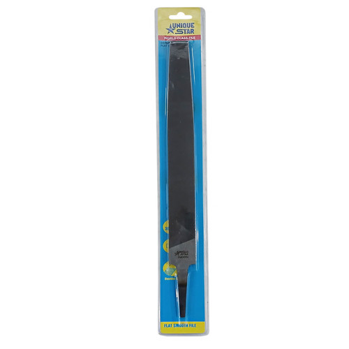 [EZM.1000081] UNIQUE STAR Kikir Flat Smooth 12 Inch Double Blister
