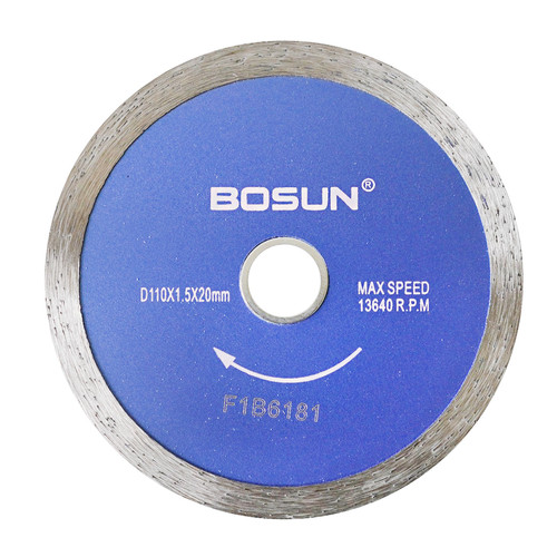 [EZM.1000132] BOSUN Diamond Cutting Blade 110 MM Wet F1B6181 - Mata Potong 4 Inch