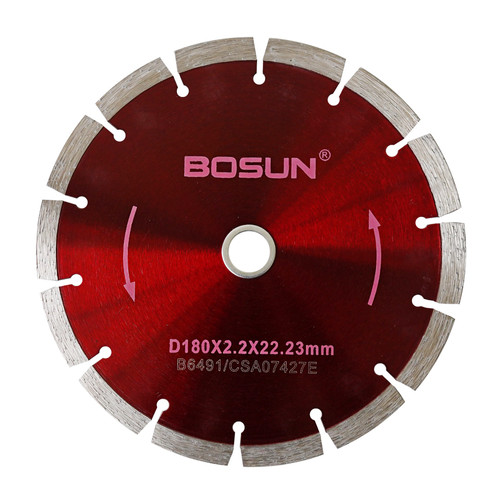 [EZM.1000136] BOSUN Diamond Cutting Blade 180 MM Dry Tipe B6491 / CSA07427E - Mata Potong Batu