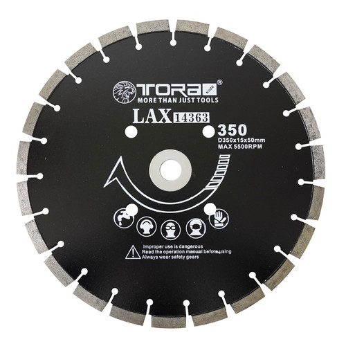 [EZM.1000137] TORA Diamond Blade Laser Welded 14 Inch - Mata Potong Beton/Aspal 350 MM