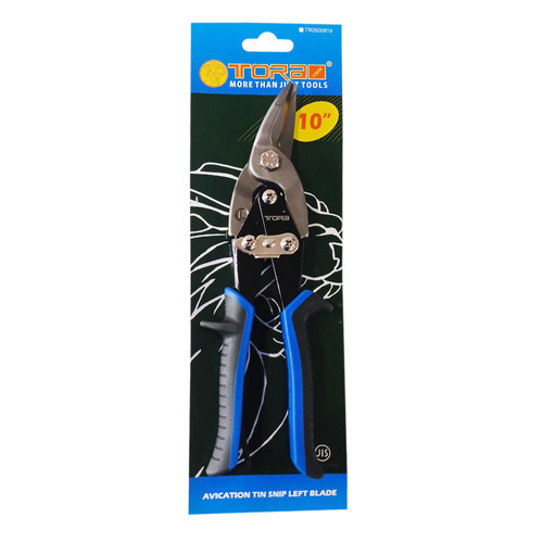 [EZM.1000182] TORA Gunting Holo / Baja Ringan 10 Inch Kiri - Aviation Tin Snip