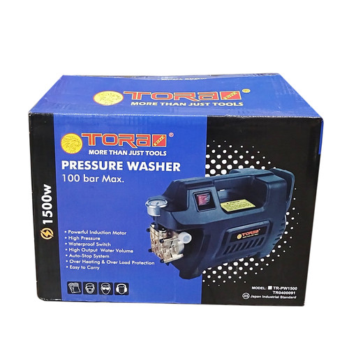 [EZM.1000206] TORA Mesin Jet Cleaner 600 Watt - Pressure Washer Gun PW1500