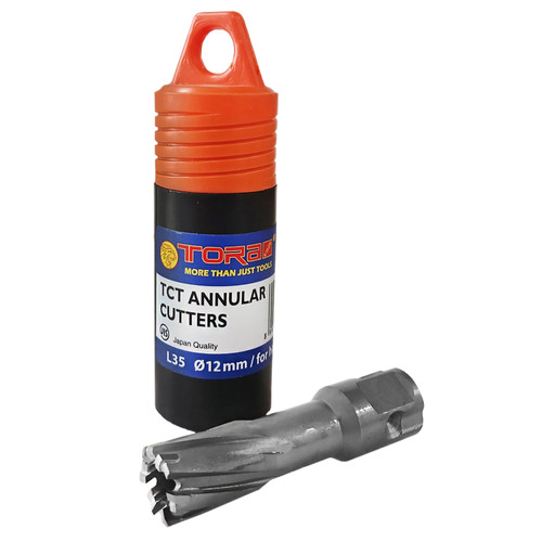 [EZM.1000258] TORA Mata Bor Magnet 12 x 35 MM - TCT Annular Cutter