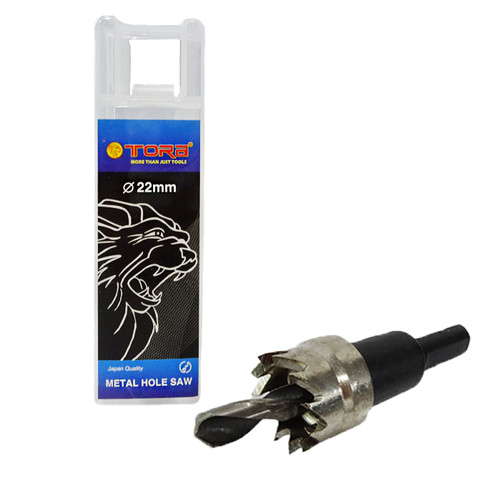 [EZM.1000844] TORA Mata Bor Metal 22 MM - Hole Saw For Metal HSS 22 MM