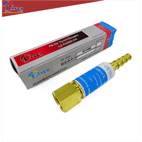 [EZM.1001568] LINZ Flashback Arrestor For Torch - Oxygen FA588OX